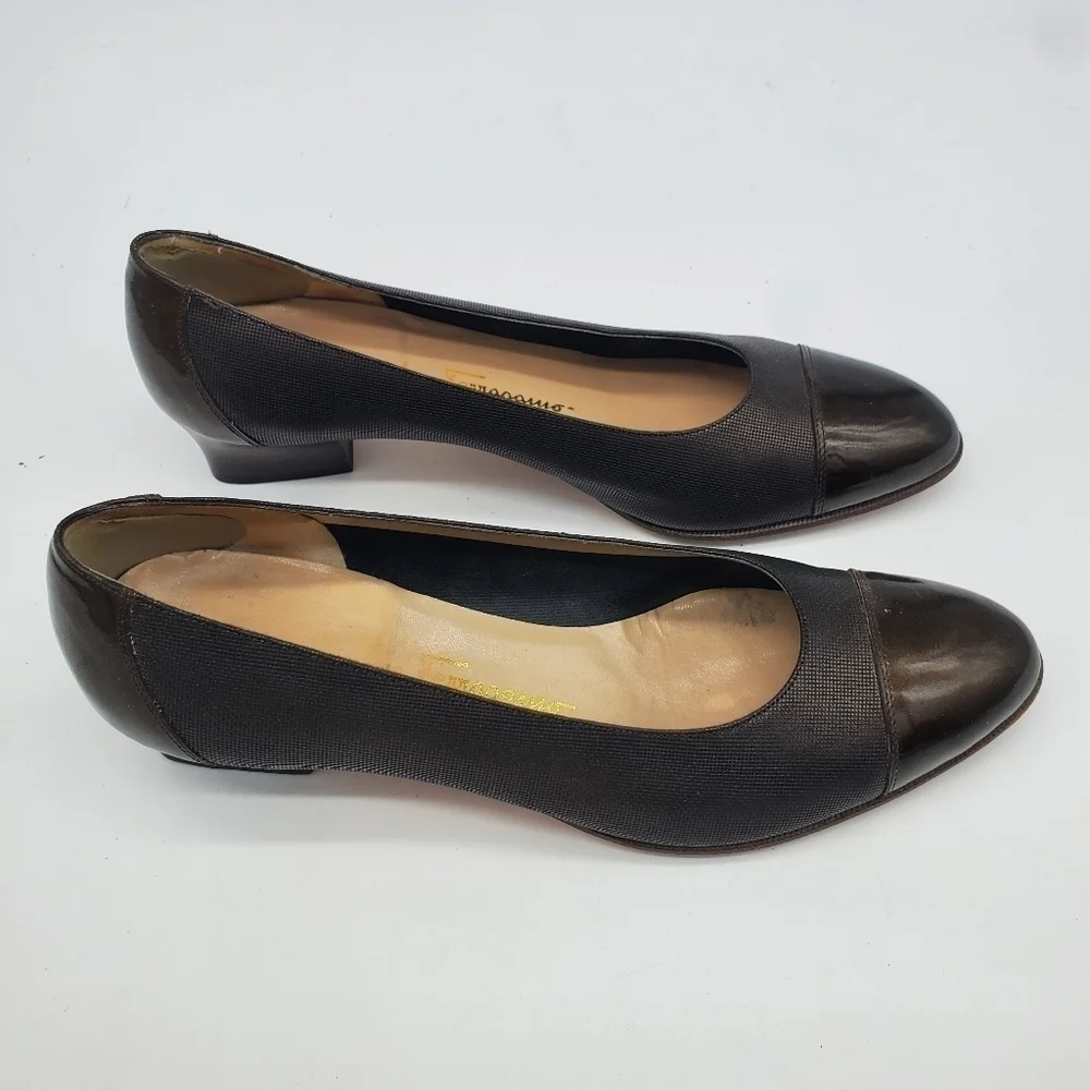 Salvatore Ferragamo Shoes Women's 8.5 B Boutique Luxury Slip-On Heels